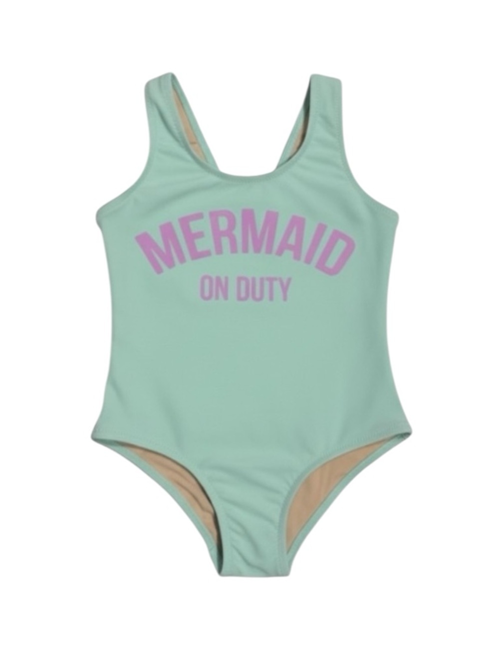 SHADE CRITTER’S Mint 'Mermaid On Duty' One-Piece Swimsuit